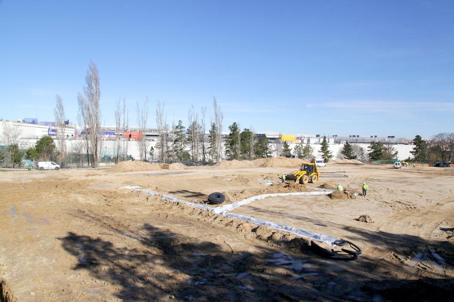 Vista general de las obras