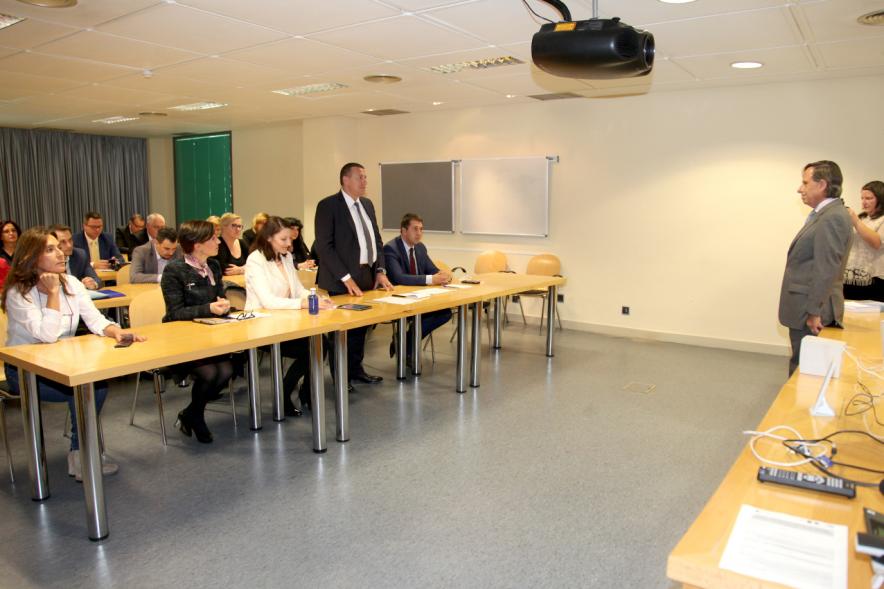 Visita de Delegación Rumana - Imagen de un momento de la visata de la Delegación de Rumania.