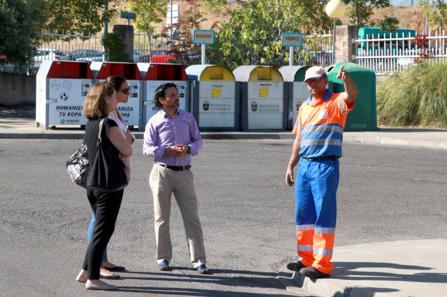Momento de la visita