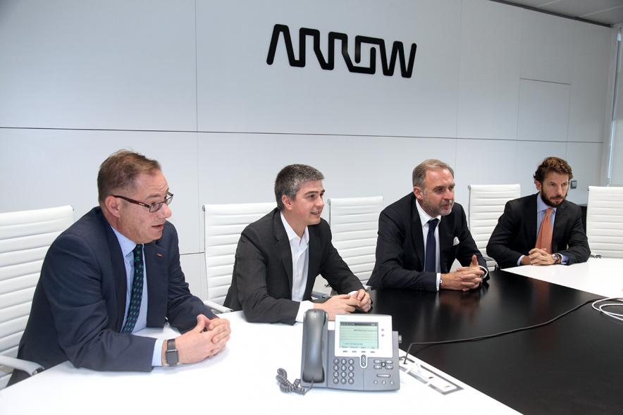 Visita a Empresa Arrow Iberia Electrónica S.L.U. - Imagen de directivos de la empresa.