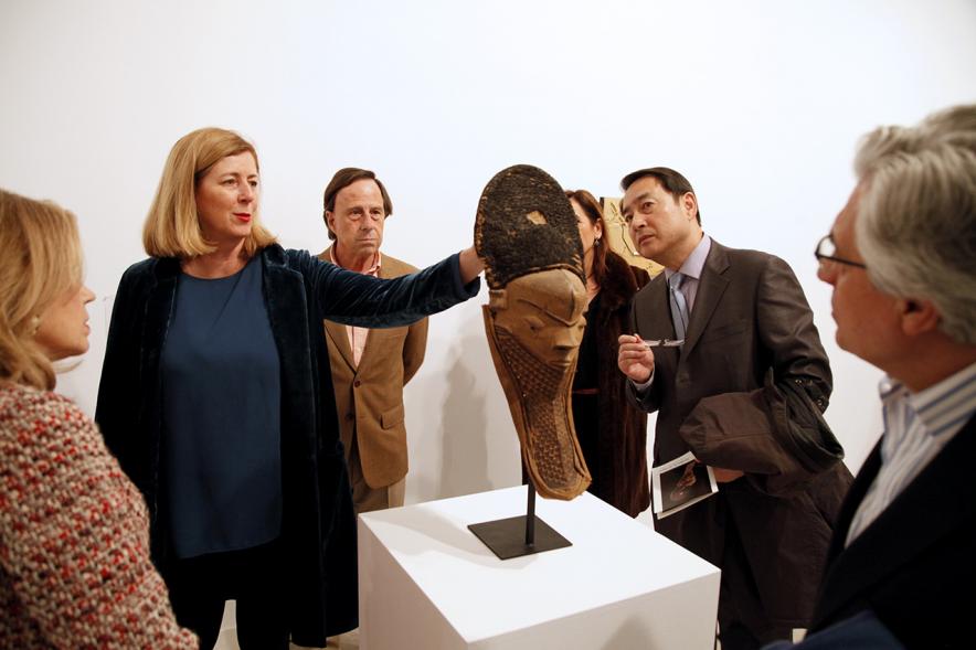 Visita Guiada a la Exposición Colección Sánchez-Ubiria - Las autoridades en la exposición.