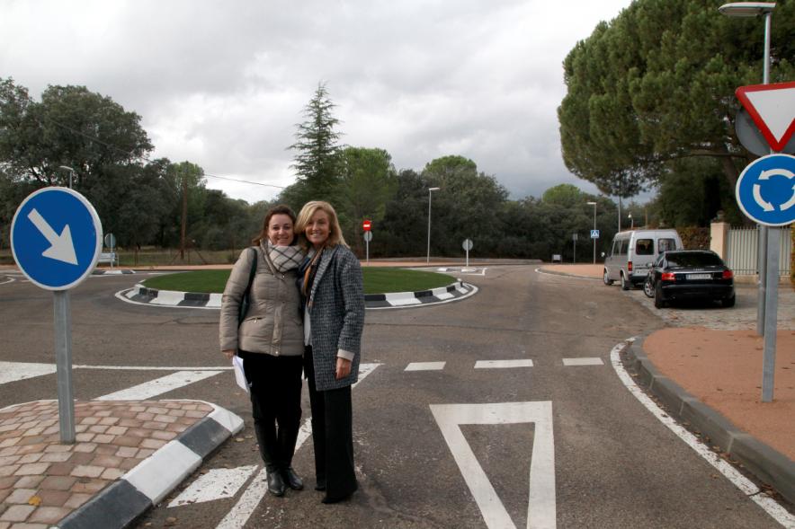 Visita a Obras de Mejora en El Soto y en La Moraleja - Imagen de las obras que se están realizando.