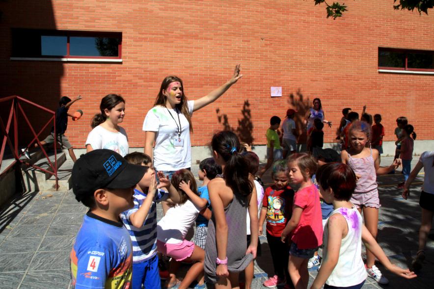 Niños durante el evento