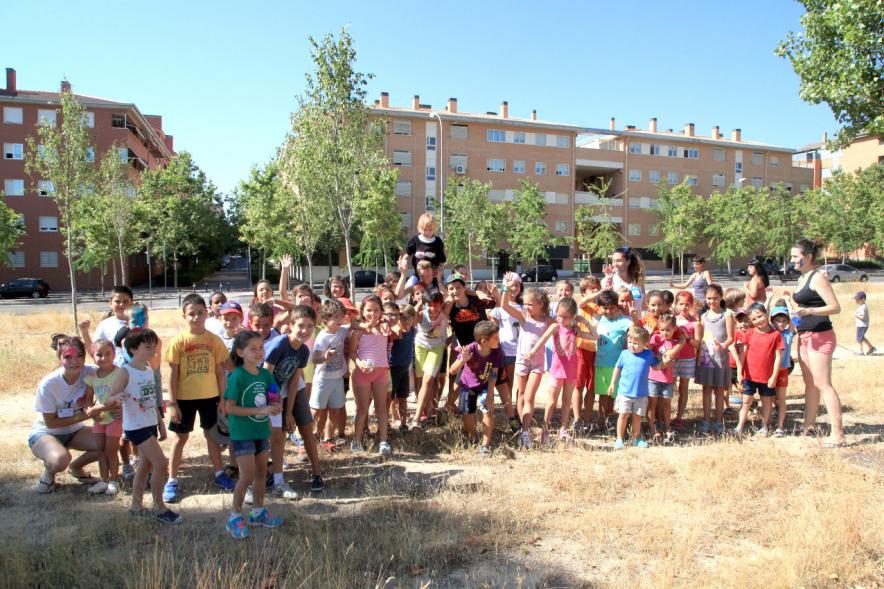 Niños durante el evento