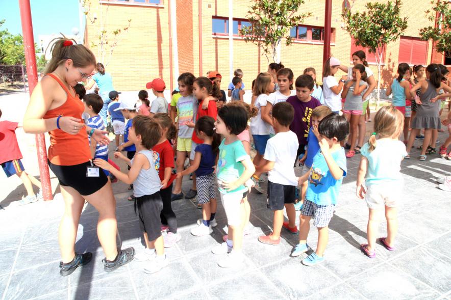 Niños durante el evento