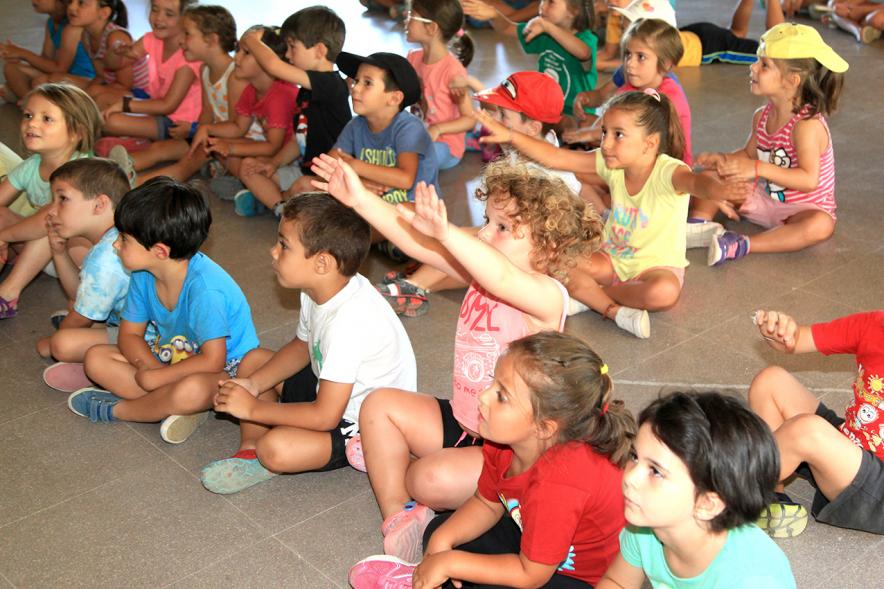 Niños durante el evento
