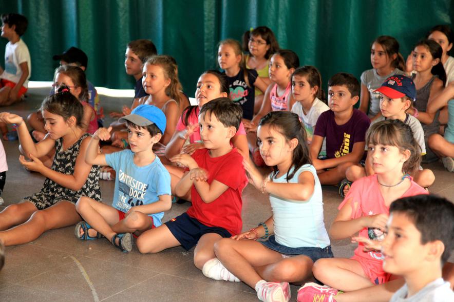 Niños durante el evento