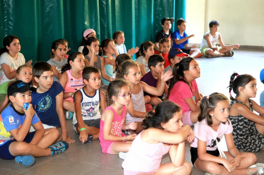 Niños durante el evento