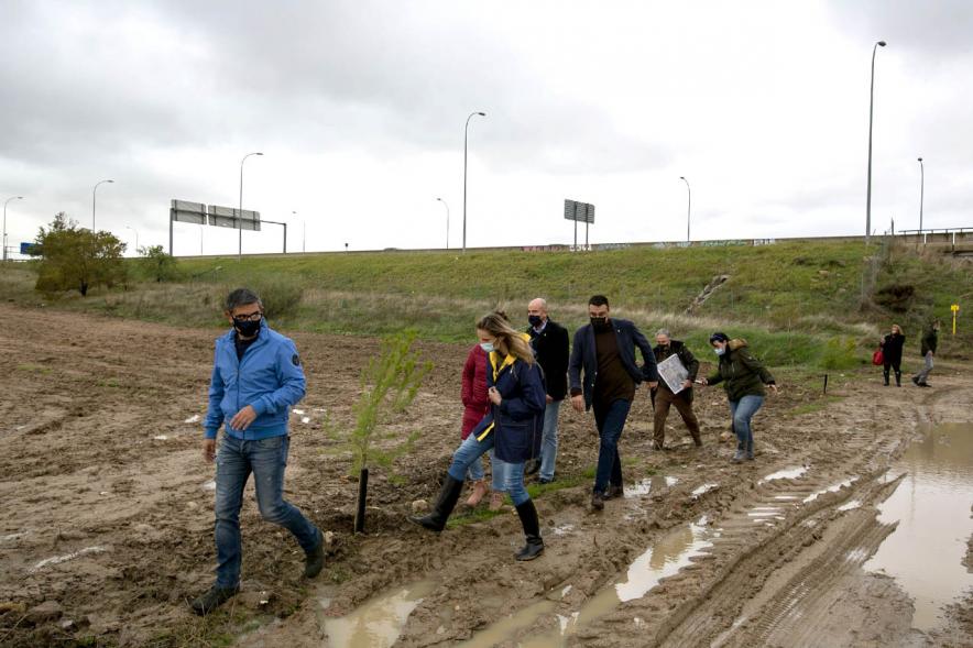Autoridades. Visita al Arco Verde de la Consejera de Medio Ambiente de la CAM - 2020