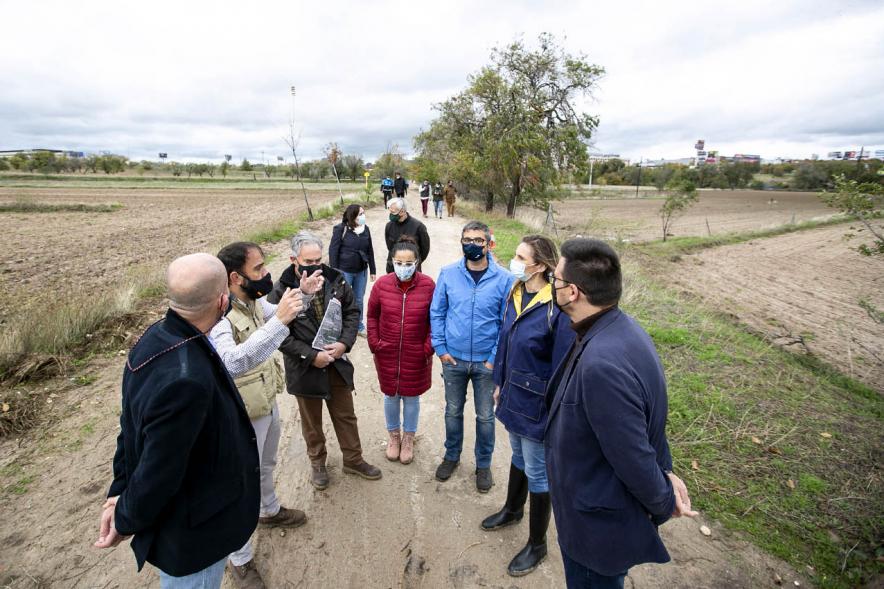 Autoridades. Visita al Arco Verde de la Consejera de Medio Ambiente de la CAM - 2020