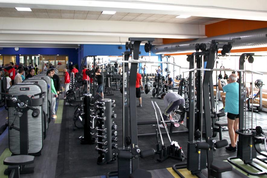 Visita Nueva Sala Fitness C.D. Valdelasfuentes -  Imagen de la sala ‘fitness’ de la Ciudad Deportiva Valdelasfuentes con su nuevo equipamiento.