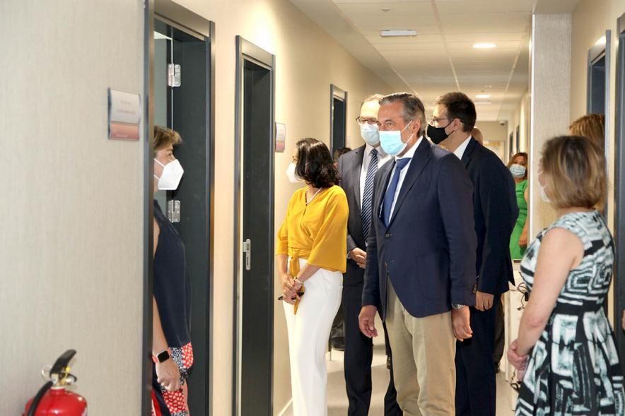 Visita del Consejero de Justicia de la CAM a los Juzgados de Alcobendas - Imagen de un momento de la visita del consejero  Enrique López acompañado por el vicealcalde Miguel Ángel Arranz y la nueva Decana Verónica Caravantes entre otras personalidades.