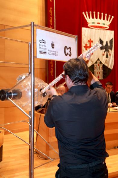 Carga del bombo. 
