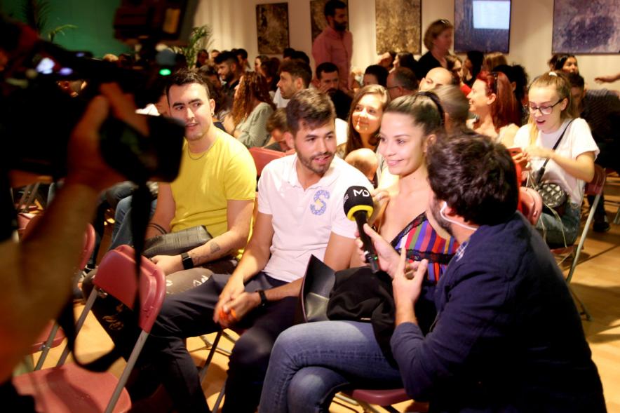 Entrevista a los participantes del sorteo. 