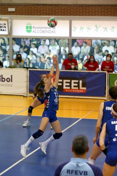 Volley Play Off Final Feel Volley Alcobendas - CV CCO 7 Palmas - Imagen de una jugada del partido.