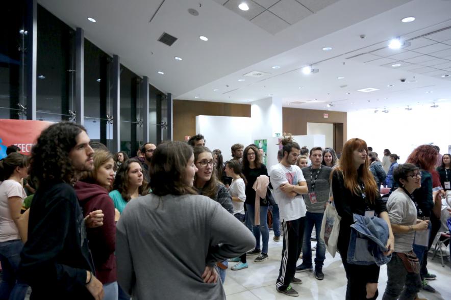 Apertura Evento Anual de Servicio Voluntario Europeo - Imagen de personas asistentes.