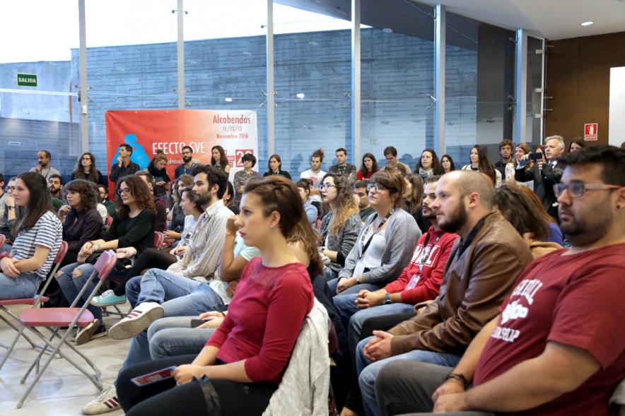 Apertura Evento Anual de Servicio Voluntario Europeo - Imagen de personas asistentes.