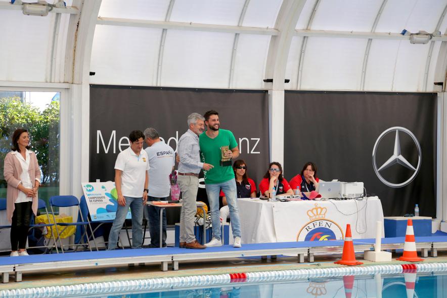 Campeonato de España de 3ª División de Waterpolo - Imagen de un momento de la entrega de trofeos.