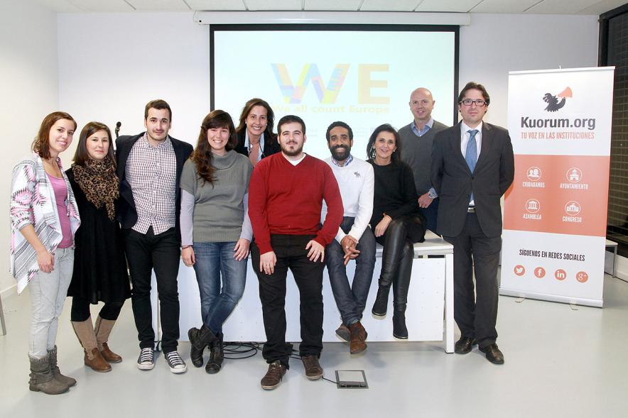 Reunión Cierre de Proyecto We Europe - Personas reunidas.