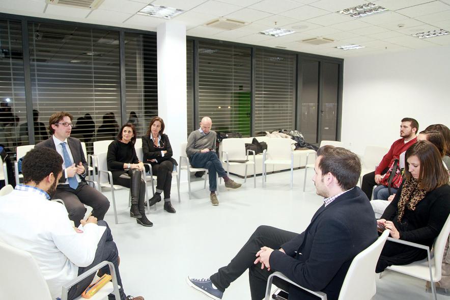 Reunión Cierre de Proyecto We Europe -Personas reunidas.