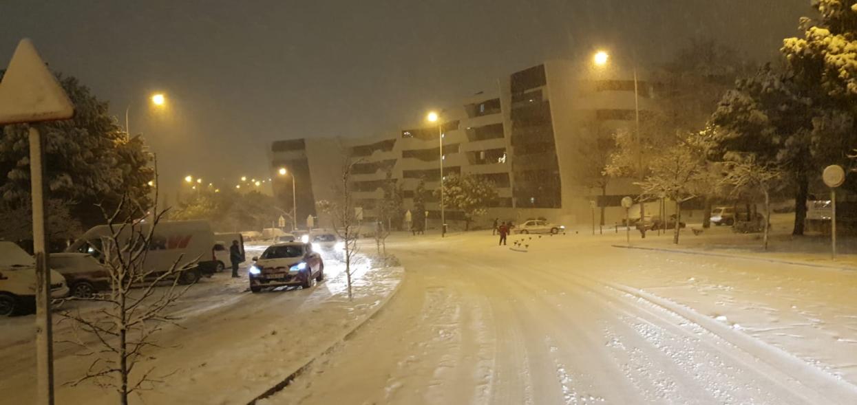 Calles nevadas