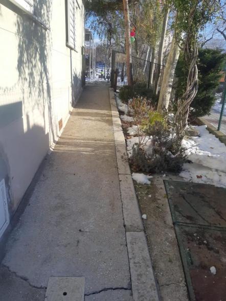 Paso limpio de nieve