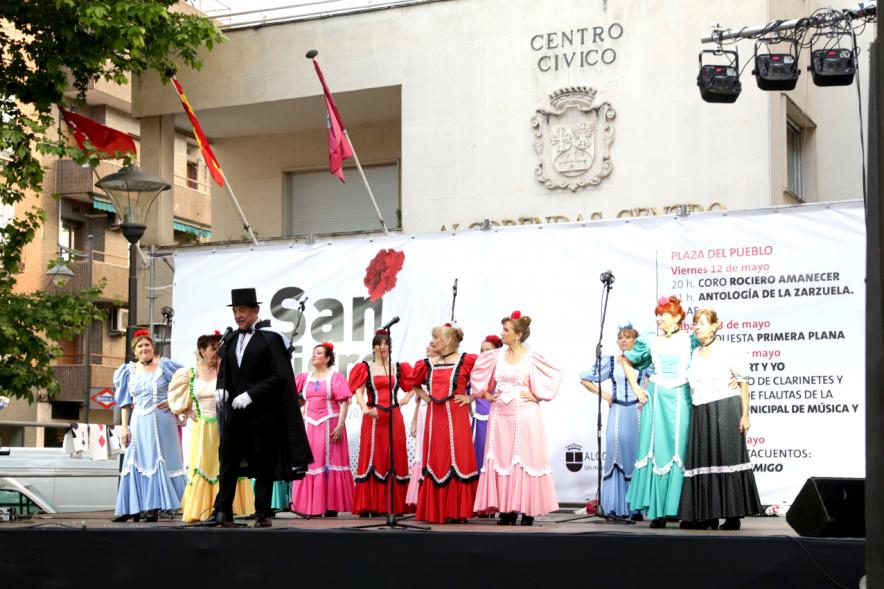 Artistas en el escenario