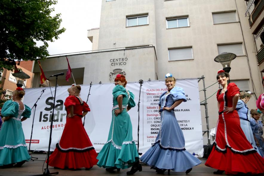 Coreografía durante la actuación