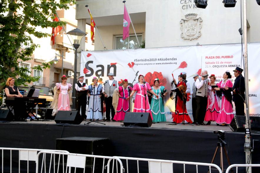 Momento de la actuación musical