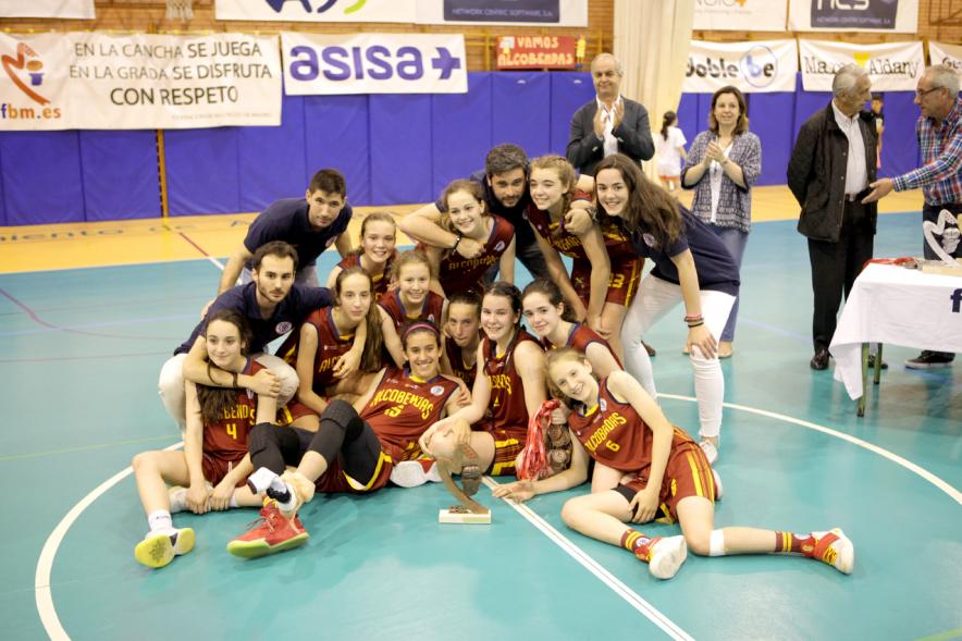 Fase Final Infantil Femenino Preferente de Baloncesto -Imagen de uno de los equipos.