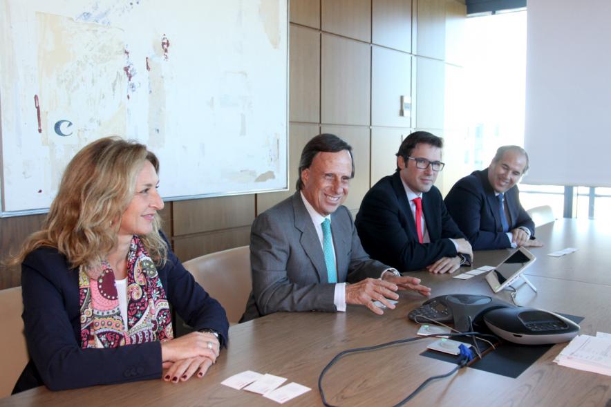 Representantes del consistorio durante la reunión