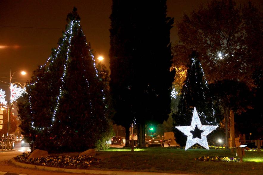 Encendido de Luces de Navidad 2018 - Primer plano de una  zona iluminada.