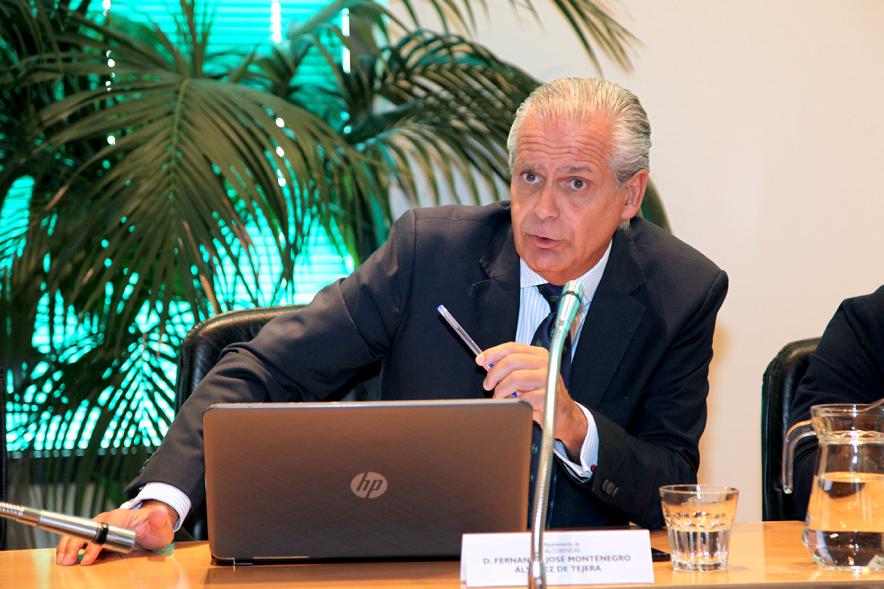 Concejal por VOX José Montenegro durante el pleno 