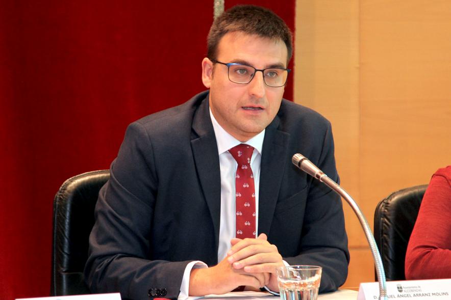 Concejal no adscrito Arranz Molins durante el pleno