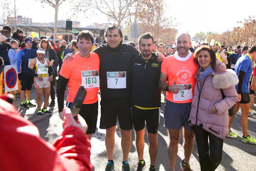 San Silvestre 2018 - Imagen de las autoridades municipales participando en la carrera.