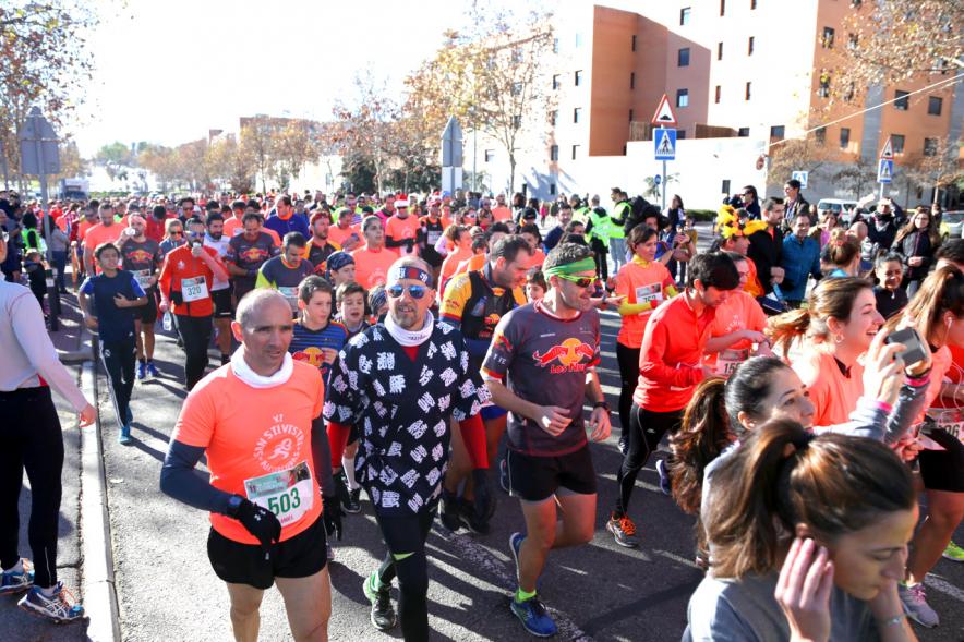 San Silvestre 2018 - Primera imagen de la salida de la carrera.