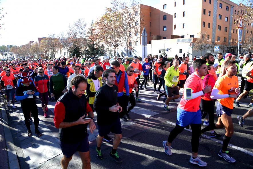San Silvestre 2018 -  Primeras imágenes del inicio de la carrera.