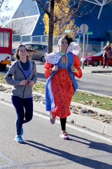 San Silvestre 2018 - Imagen de un  corredor disfrazado de Papá Noe