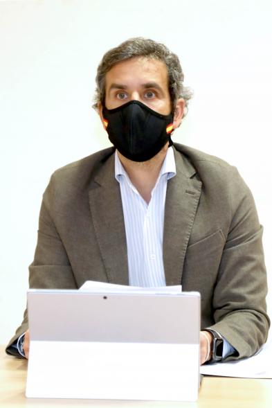  Junta de Distrito Urbanizaciones -  Primer plano de Aitor Retolaza, responsable del distrito Urbanizaciones.