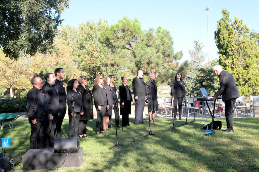  Día Internacional de la Paz -  Imagen de un momento de la actuación del Coro Inarmónico.