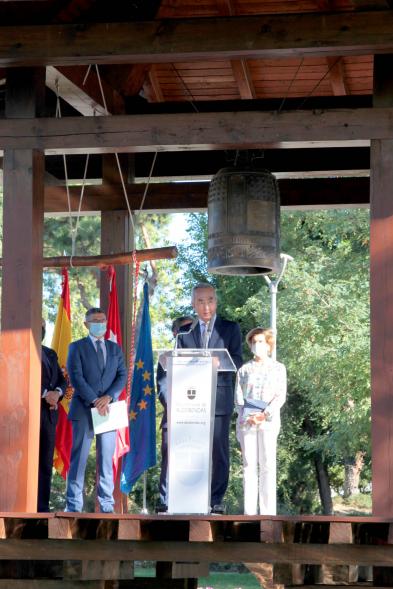 Día Internacional de la Paz - Imagen de un momento de la intervención del embajador de Japón en España, Kenji Hiramatsu.