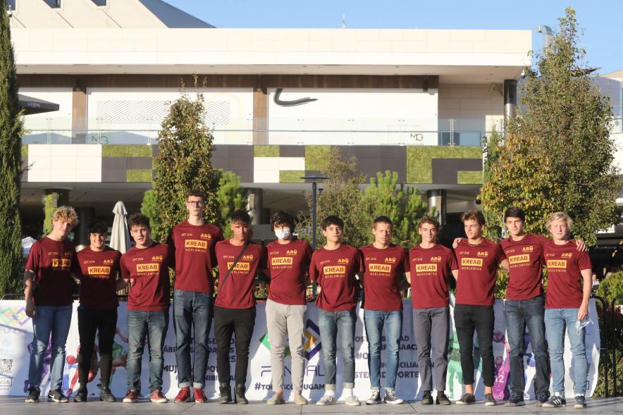 Equipo de Alcobendas Rugby posando