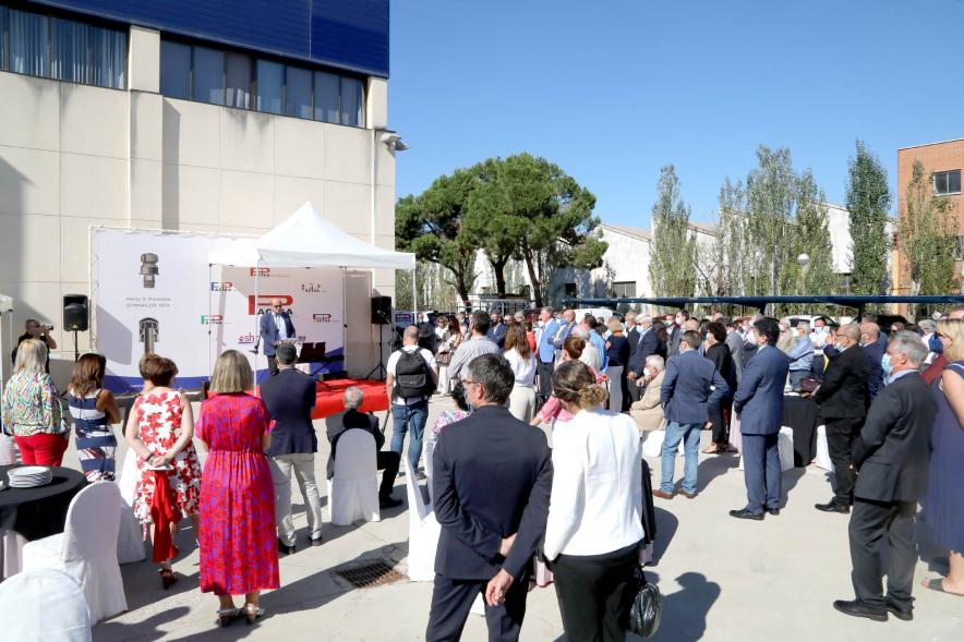  Inauguración Escultura de Sprinkler Pacisa -  Imagen del alcalde Rafael Sánchez Acera en un momento de su discurso.