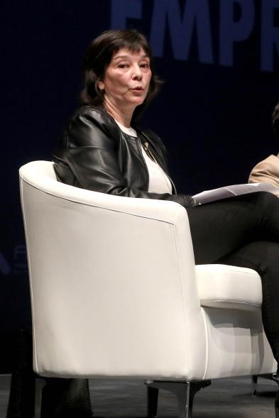 Inauguración de la Feria Digital de Empleo y Emprendimiento - Imagen de un momento de la intervención de Gemma Durán, secretaria general de Unión Comarcal Norte CCOO. 