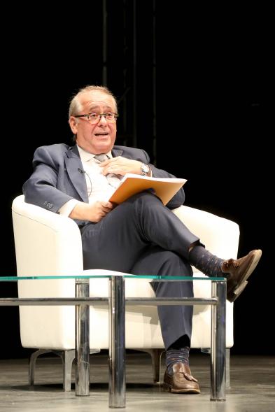    Inauguración de la Feria Digital de Empleo y Emprendimiento - Imagen de un momento de la intervención de Javier Beitia, presidente de la Asociación de Empresarios de Alcobendas. 