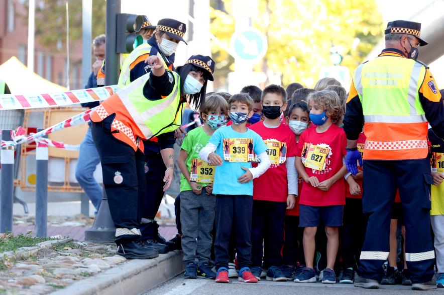 Milla Escolar 2021 - Imagen del momento de la salida de los más pequeños.