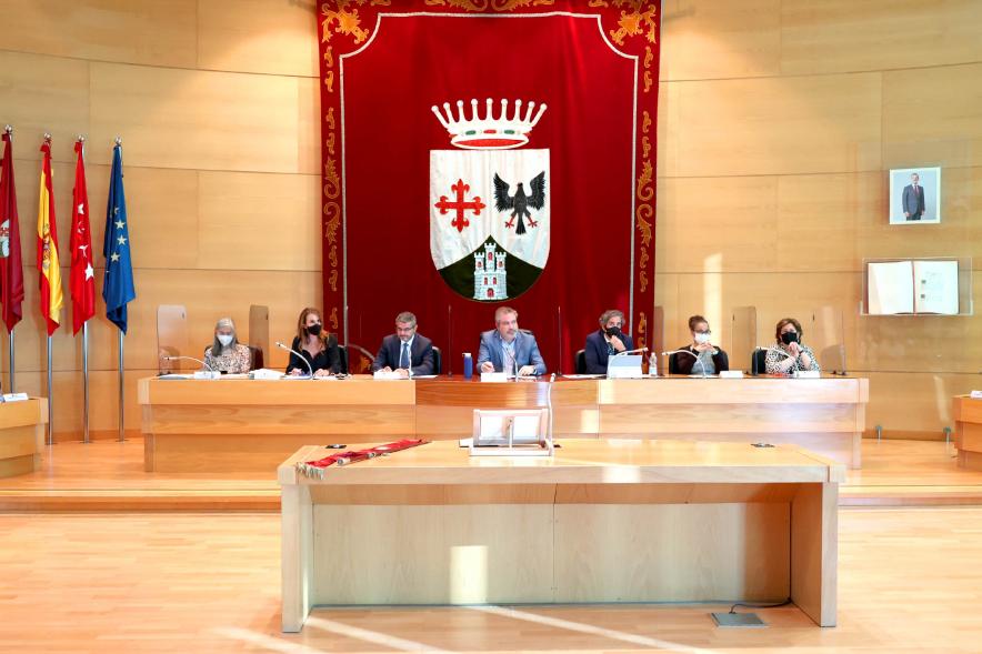 Junta de Gobierno Municipal durante el pleno