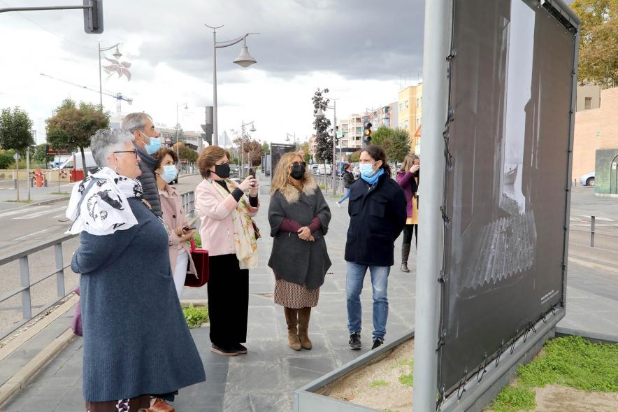 Personalidades en un momento del recorrido