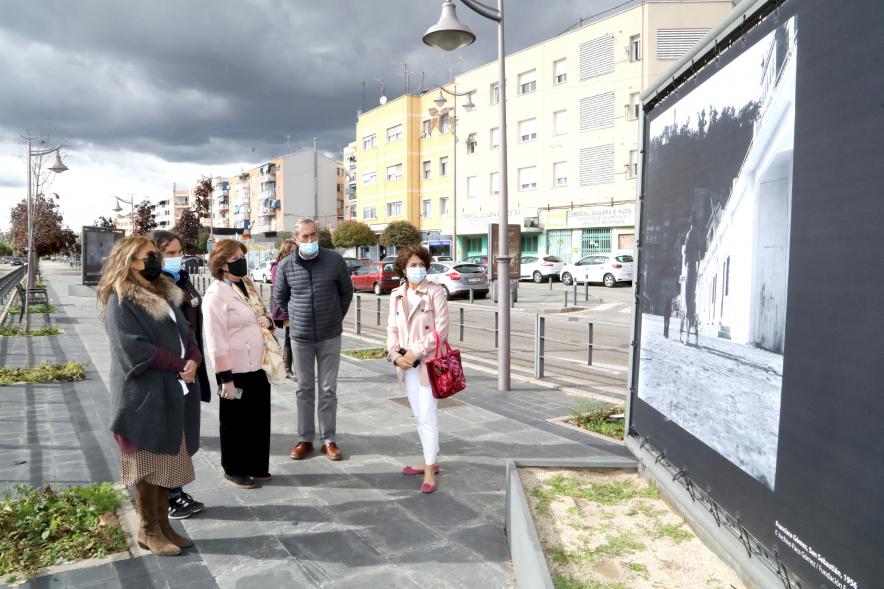 Concejales en un momento del recorrido