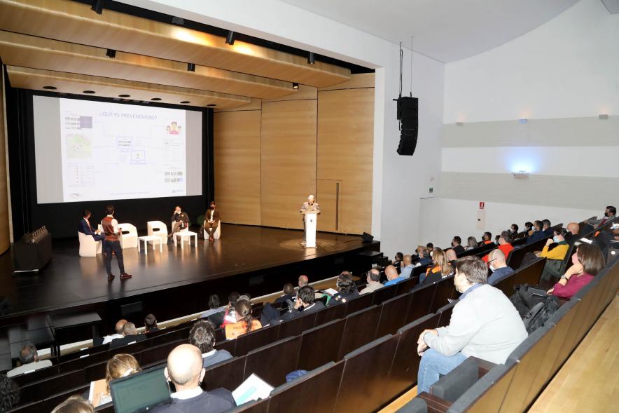 Clausura Vº Encuentro de Prevención y Emergencias Prevenemerg 2021 - Imagen panorámica del Auditorio Paco de Lucía del Centro de Arte donde se celebra la clausura. - 